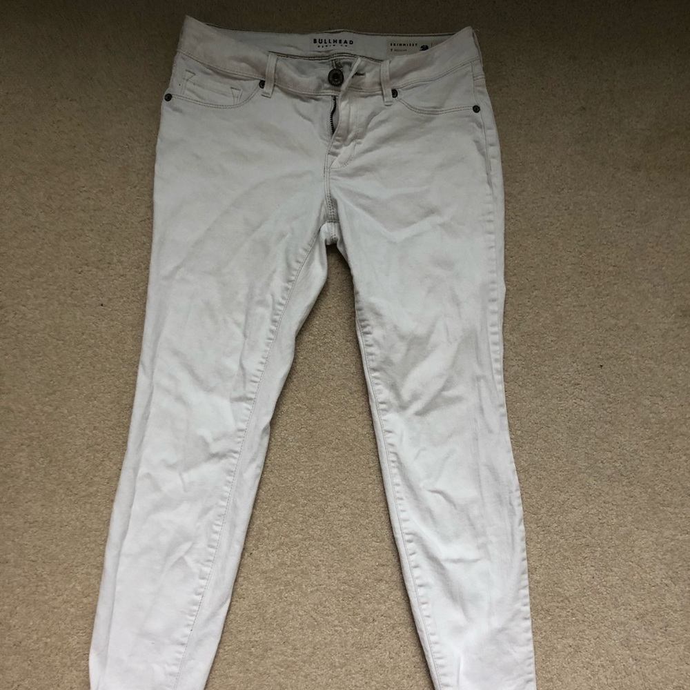 Bullhead White Jeans